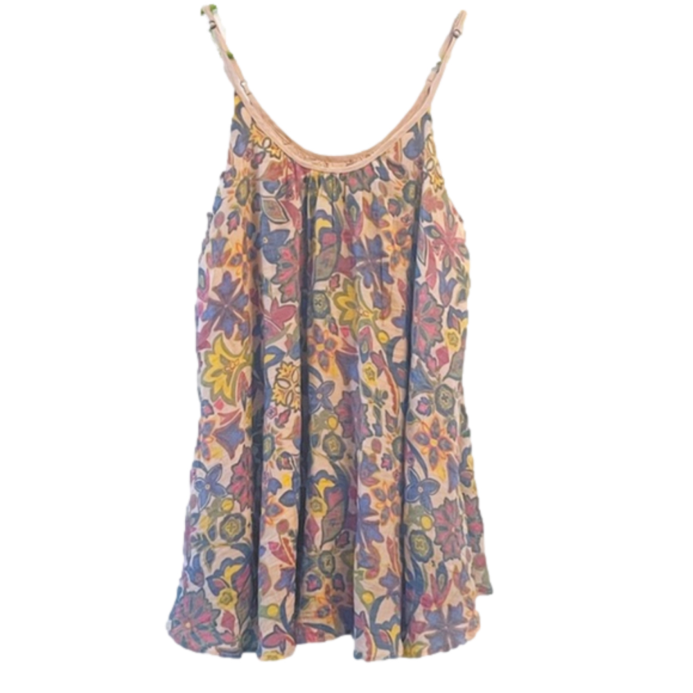 Kimchi Blue Floral Flowy Tank Top. Size XS